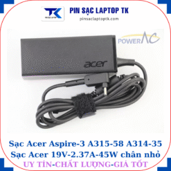 Sạc Acer Aspire-3 A315-58 A314-35 logo acer