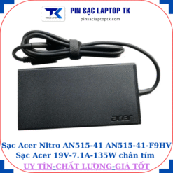 Sạc laptop Acer Nitro AN515 41 AN515 41 F9HV Sạc Acer 19V-7.1A-135W, logo acer