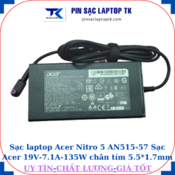 Sạc laptop Acer Nitro-5 AN515 57 Sạc Acer 19V-7.1A-135W, củ sạc