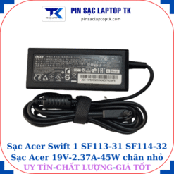 Sạc laptop Acer Swift-1 SF113-31 SF114-32, củ sạc