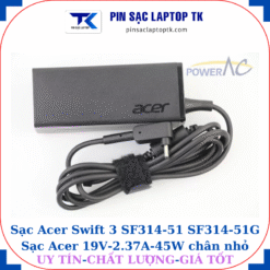 Sạc Acer Swift-3 SF314 51 SF314 51G logo acer dập chìm