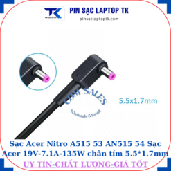 Sạc laptop Acer Nitro A515 53 AN515 54, đầu căm tím