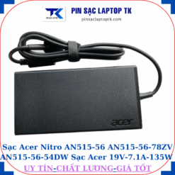 Sạc Acer Nitro AN515 56 AN515 56 78ZV AN515 56 54DW Sạc Acer 19V-7.1A-135W, logo acer dập chìm