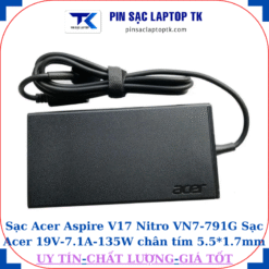 Sạc Acer Aspire V17 Nitro VN7-791G Sạc Acer 19V-7.1A-135W Logo acer dập chìm