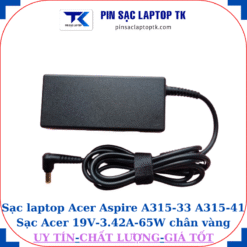Sạc laptop Acer Aspire A315 33 A315 41 Sạc Acer 19V-3.42A-65W