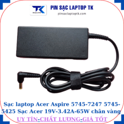 Sạc laptop Acer Aspire 5745 7247 5745 5425 Sạc Acer 19V-3.42A-65W