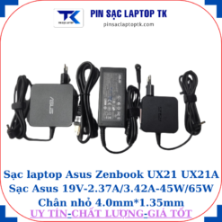 Sạc Asus Zenbook UX21 UX21A Sạc Asus 19V-2.37A/3.42A-45W/65W Chân nhỏ