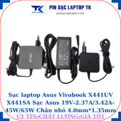 Sạc Asus Vivobook X441UV X441SA Sạc Asus 19V-2.37A/3.42A-45W/65W Chân nhỏ