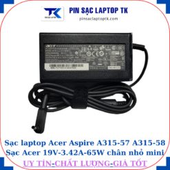 Sạc Acer Aspire A315-57 A315-58 Sạc Acer 19V-3.42A-65W củ sạc