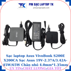 Sạc Asus VivoBook S200E X200CA Sạc Asus 19V-2.37A/3.42A-45W/65W Chân nhỏ