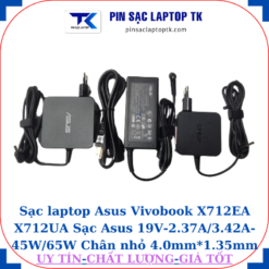 Sạc Asus Vivobook X712EA X712UA Sạc Asus 19V-2.37A/3.42A-45W/65W Chân nhỏ