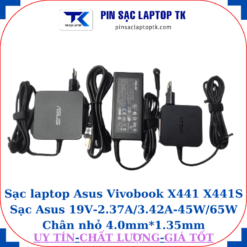 Sạc Asus Vivobook X441 X441S Sạc Asus 19V-2.37A/3.42A-45W/65W Chân nhỏ