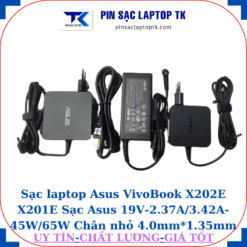 Sạc Asus VivoBook X202E X201E Sạc Asus 19V-2.37A/3.42A-45W/65W Chân nhỏ