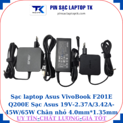 Sạc Asus VivoBook F201E Q200E Sạc Asus 19V-2.37A/3.42A-45W/65W Chân nhỏ