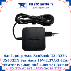 Sạc Asus ZenBook UX433FA UX433FN Sạc Asus 19V-2.37A/3.42A-45W/65W Chân nhỏ, 45W vuông