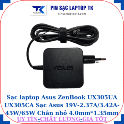 Sạc Asus ZenBook UX305UA UX305CA Sạc Asus 19V-2.37A/3.42A-45W/65W Chân nhỏ, 45W vuông