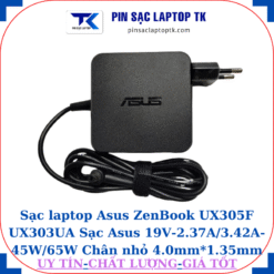 Sạc Asus ZenBook UX305F UX303UA Sạc Asus 19V-2.37A/3.42A-45W/65W Chân nhỏ, 65W vuông