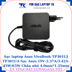Sạc Asus VivoBook TP301UJ TP301UA Sạc Asus 19V-2.37A/3.42A-45W/65W Chân nhỏ, 65w vuông