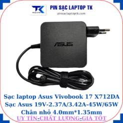 Sạc Asus Vivobook 17 X712DA Sạc Asus 19V-2.37A/3.42A-45W/65W Chân nhỏ, 65W vuông