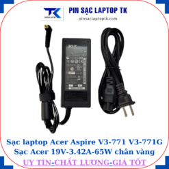 Sạc Acer Aspire V3-771 V3-771G Sạc Acer 19V-3.42A-65W củ sạc+ dây nguồn