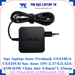 Sạc Asus Vivobook UX410UA UX410UQ Sạc Asus 19V-2.37A/3.42A-45W/65W Chân nhỏ 45W vuông