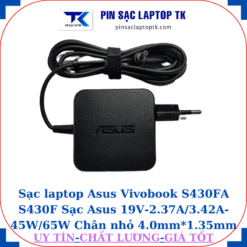 Sạc Asus Vivobook S430FA S430F Sạc Asus 19V-2.37A/3.42A-45W/65W Chân nhỏ, 45w vuông