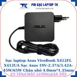 Sạc Asus VivoBook X412FL X412UA Sạc Asus 19V-2.37A/3.42A-45W/65W Chân nhỏ, 65W vuông