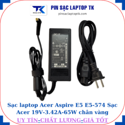 Sạc Acer Aspire E5 E5-574 Sạc Acer 19V-3.42A-65W củ sạc+ dây nguồn