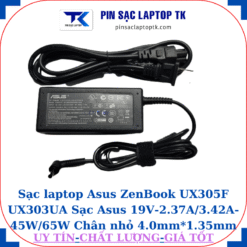 Sạc Asus ZenBook UX305F UX303UA Sạc Asus 19V-2.37A/3.42A-45W/65W Chân nhỏ, 45W chữ nhật