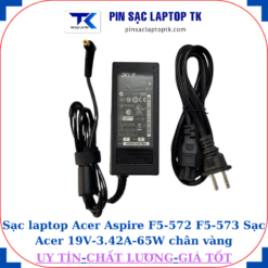 Sạc Acer Aspire F5-572 F5-573 Sạc Acer 19V-3.42A-65W củ sạc+ dây nguồn