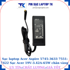 Sạc Acer Aspire 5745-3633 7551-7422 Sạc Acer 19V-3.42A-65W củ sạc