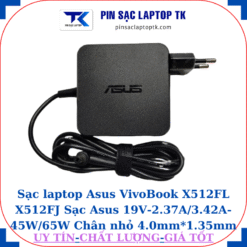 Sạc Asus VivoBook X512FL X512FJ Sạc Asus 19V-2.37A/3.42A-45W/65W Chân nhỏ, 65W vuông