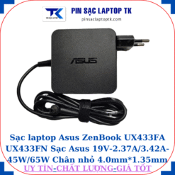 Sạc Asus ZenBook UX433FA UX433FN Sạc Asus 19V-2.37A/3.42A-45W/65W Chân nhỏ, 65W vuông