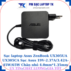 Sạc Asus ZenBook UX305UA UX305CA Sạc Asus 19V-2.37A/3.42A-45W/65W Chân nhỏ, 65W vuông