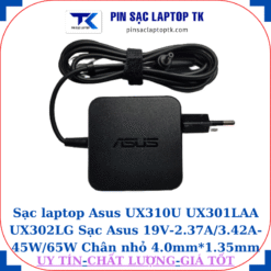 Sạc Asus UX310U UX301LAA UX302LG Sạc Asus 19V-2.37A/3.42A-45W/65W Chân nhỏ, 45W vuông