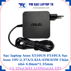Sạc Asus Vivobook X510UN F510UA Sạc Asus 19V-2.37A/3.42A-45W/65W Chân nhỏ, 65W vuông