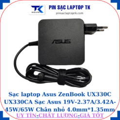Sạc Asus ZenBook UX330C UX330CA Sạc Asus 19V-2.37A/3.42A-45W/65W Chân nhỏ, 65W vuông