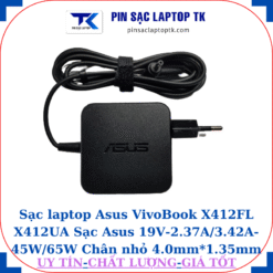Sạc Asus VivoBook X412FL X412UA Sạc Asus 19V-2.37A/3.42A-45W/65W Chân nhỏ, 45W vuông