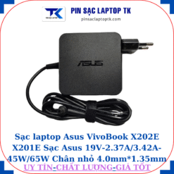 Sạc Asus VivoBook X202E X201E Sạc Asus 19V-2.37A/3.42A-45W/65W Chân nhỏ, 65W vuông
