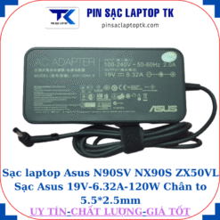 Sạc Asus N90SV NX90S ZX50VL Sạc Asus 19V-6.32A-120W Chân to 5.5*2.5mm, củ sạc