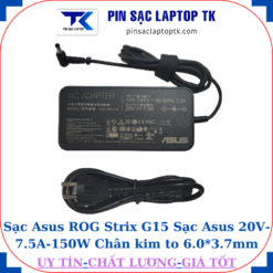 Sạc laptop Asus ROG Strix G15 Sạc Asus 20V-7.5A-150W Chân kim to 6.0*3.7mm, củ sạc+ dây nguồn