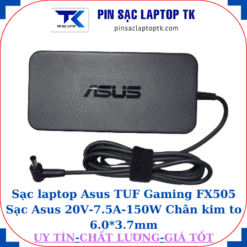 Sạc Asus TUF Gaming FX505 Sạc Asus 20V-7.5A-150W, logo Asus dập chìm