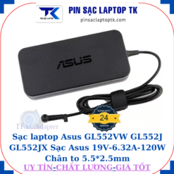 Sạc Asus GL552VW GL552J GL552JX Sạc Asus 19V-6.32A-120W Chân to 5.5*2.5mm, logo Asus