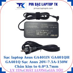 Sạc Asus GA401IV GA401QH GA401Q Sạc Asus 20V-7.5A-150W, củ sạc+ dây nguồn