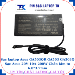 Sạc Asus GA503QR GA503 GA503Q Sạc Asus 20V-10A-200W Chân kim to 6.0*3.7mm, củ sạc