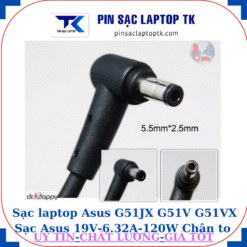 Sạc laptop Asus G51JX G51V G51VX Sạc Asus 19V-6.32A-120W Chân to 5.5*2.5mm