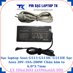 Sạc Asus G513 G513IC G513IE Sạc Asus 20V-10A-200W Chân kim to 6.0*3.7mm, củ sạc+dây nguòn