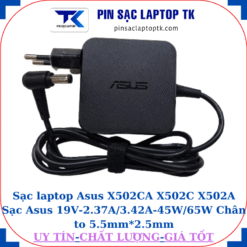 Sạc Asus X502CA X502C X502A Sạc Asus 19V-2.37A/3.42A-45W/65W Chân to 5.5mm*2.5mm, 45w vuông