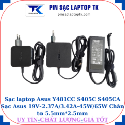 Sạc Asus Y481CC S405C S405CA Sạc Asus 19V-2.37A/3.42A-45W/65W Chân to 5.5mm*2.5mma