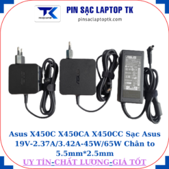 Sạc Asus X450C X450CA X450CC Sạc Asus 19V-2.37A/3.42A-45W/65W Chân to 5.5mm*2.5mm